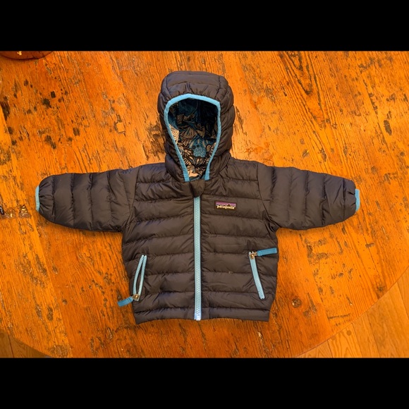 Patagonia Other - Baby Patagonia Hooded Sweater Down Coat